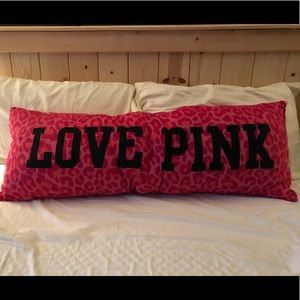 Victoria secret PINK body pillow leopard print